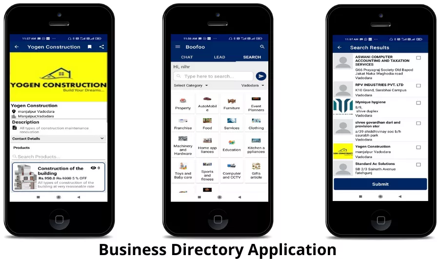 Business Directory Website and Application